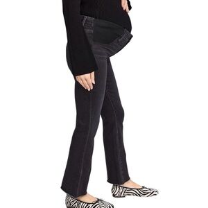 PAIGE Claudine Black Maternity Jeans